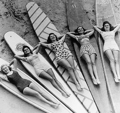 Ladies exercising their rights to vote and be bodacious.